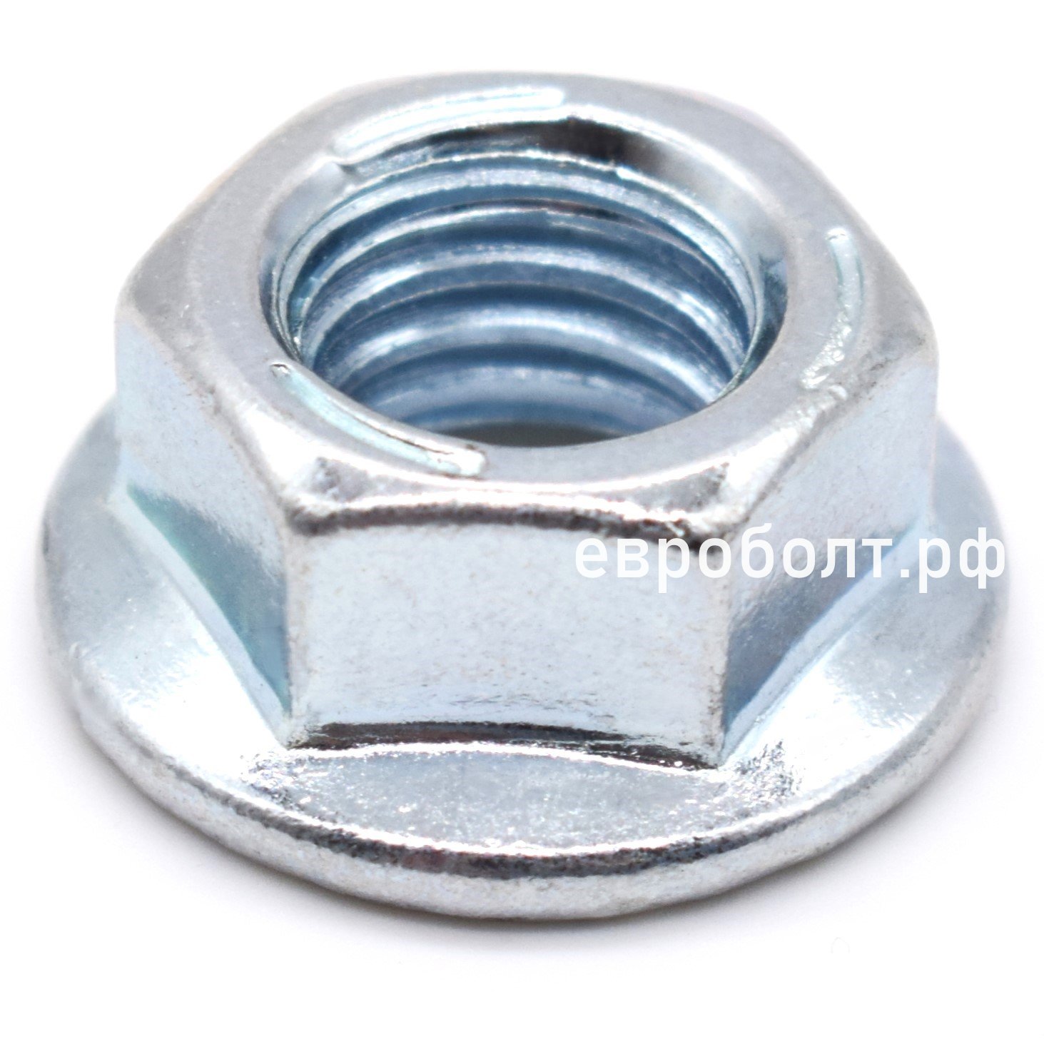 DIN 6923 Дюймовая гайка UNC с фланцем 8 кл. цинк
